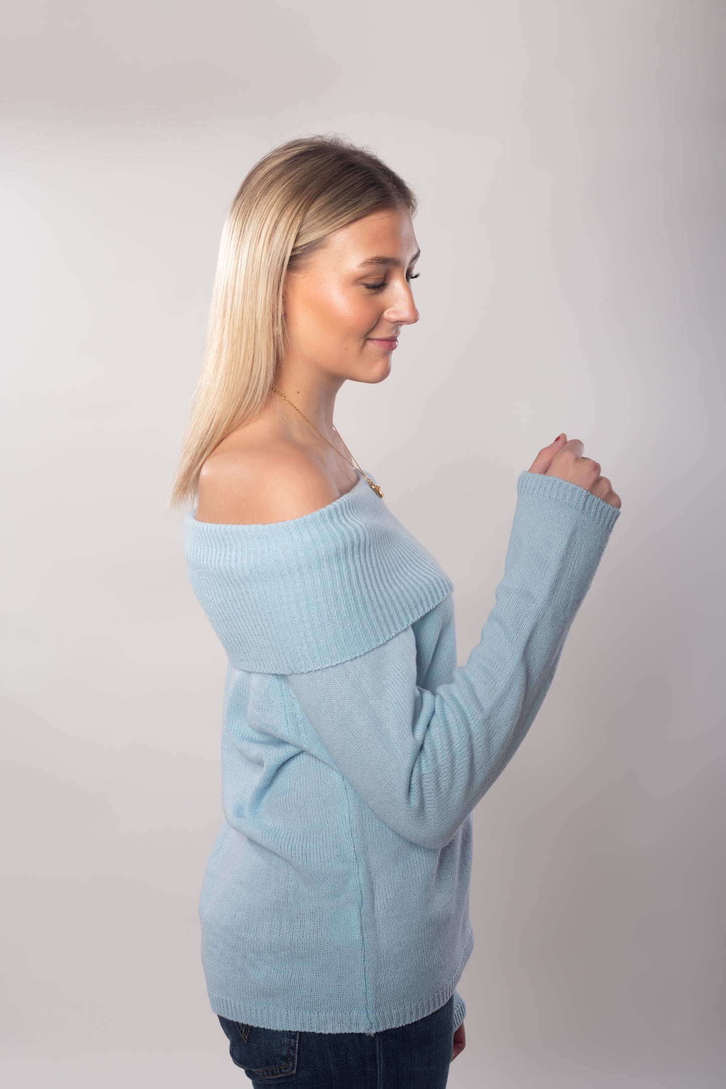 Safira knitted shirt -Blue -