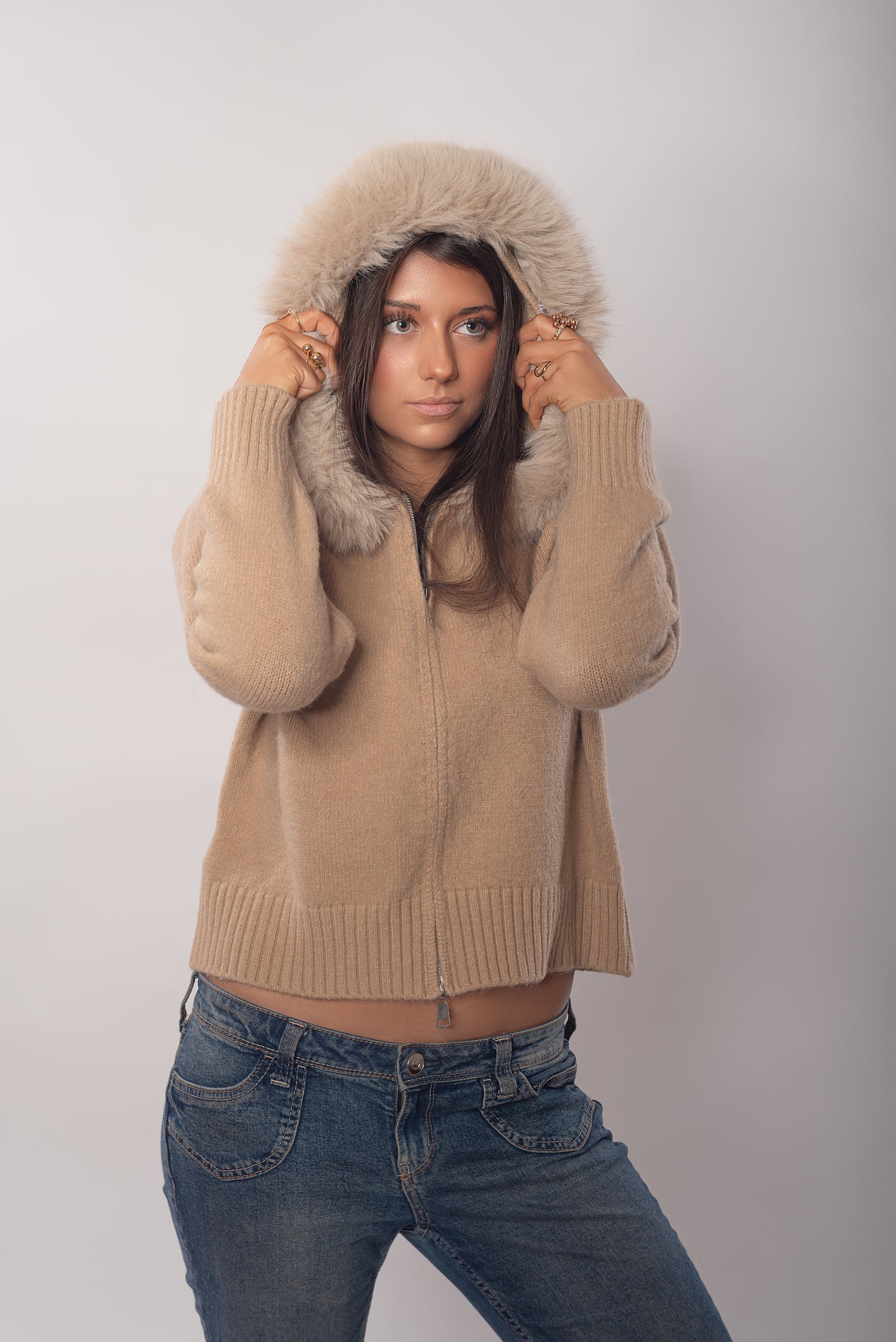 Ruby cardigan - Beige -