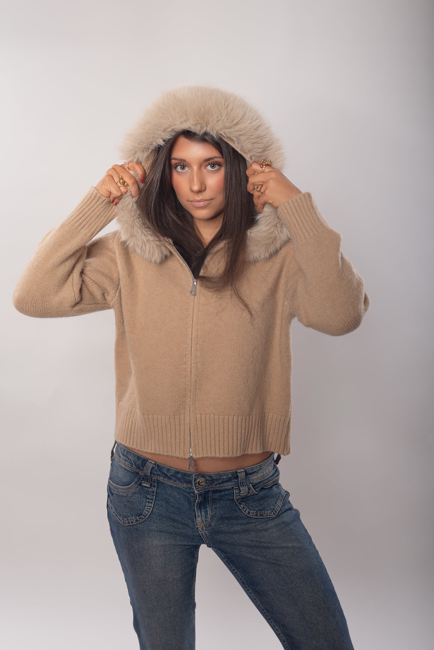 Ruby cardigan - Beige -