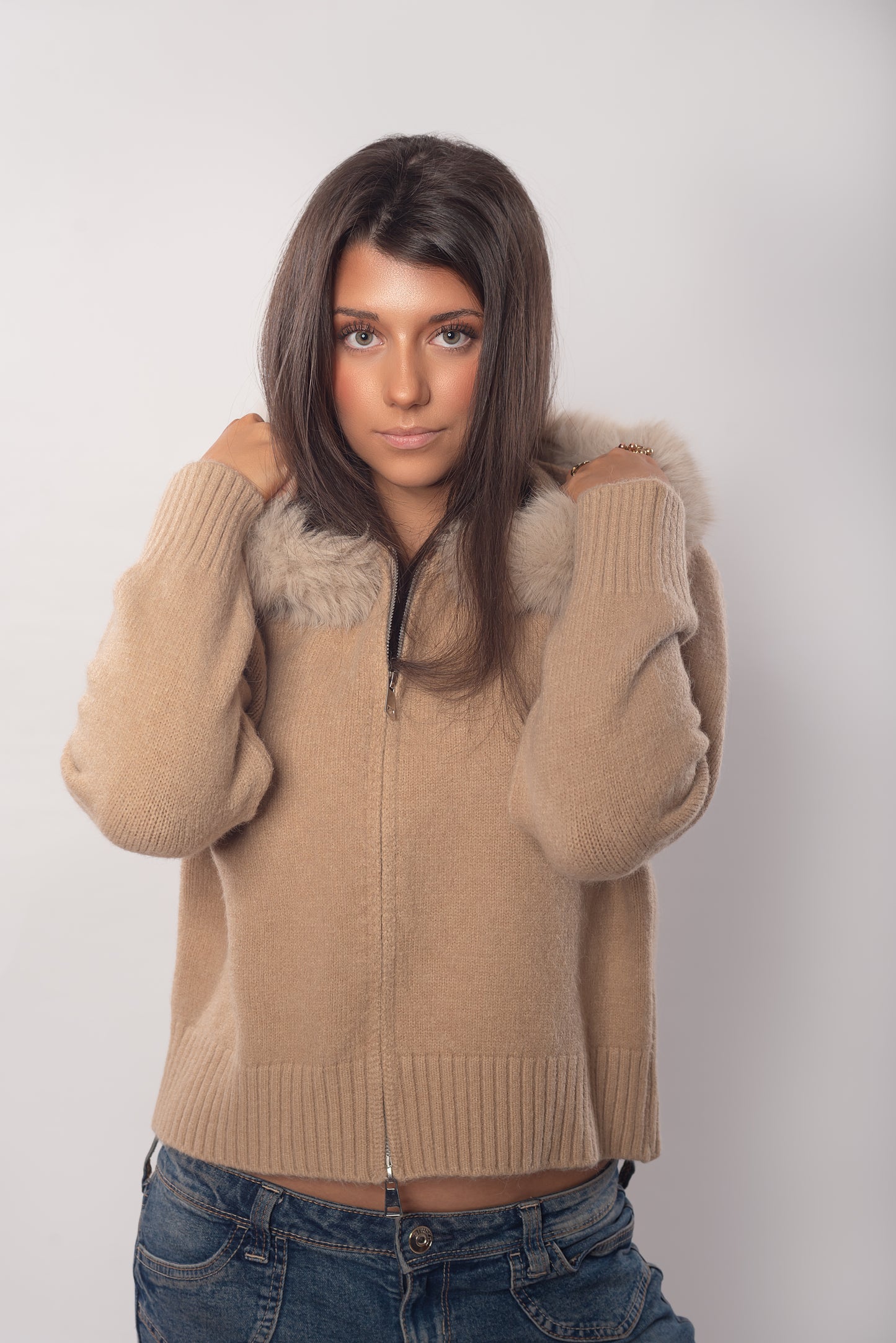 Ruby cardigan - Beige -