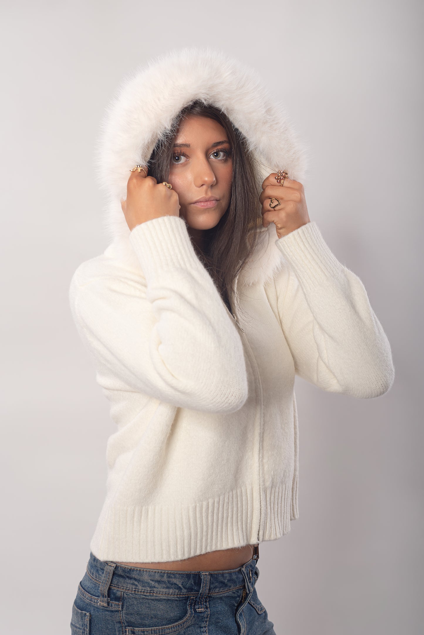 Ruby cardigan - white -