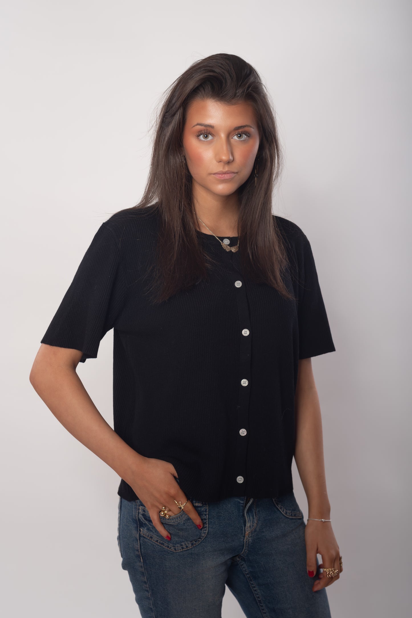 Nina shirt - Black -