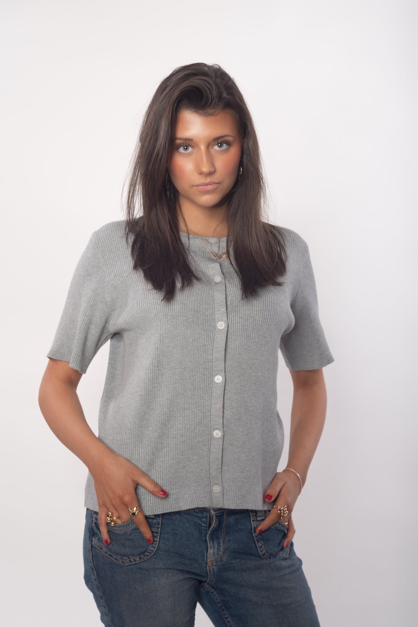 Nina shirt - Grey -