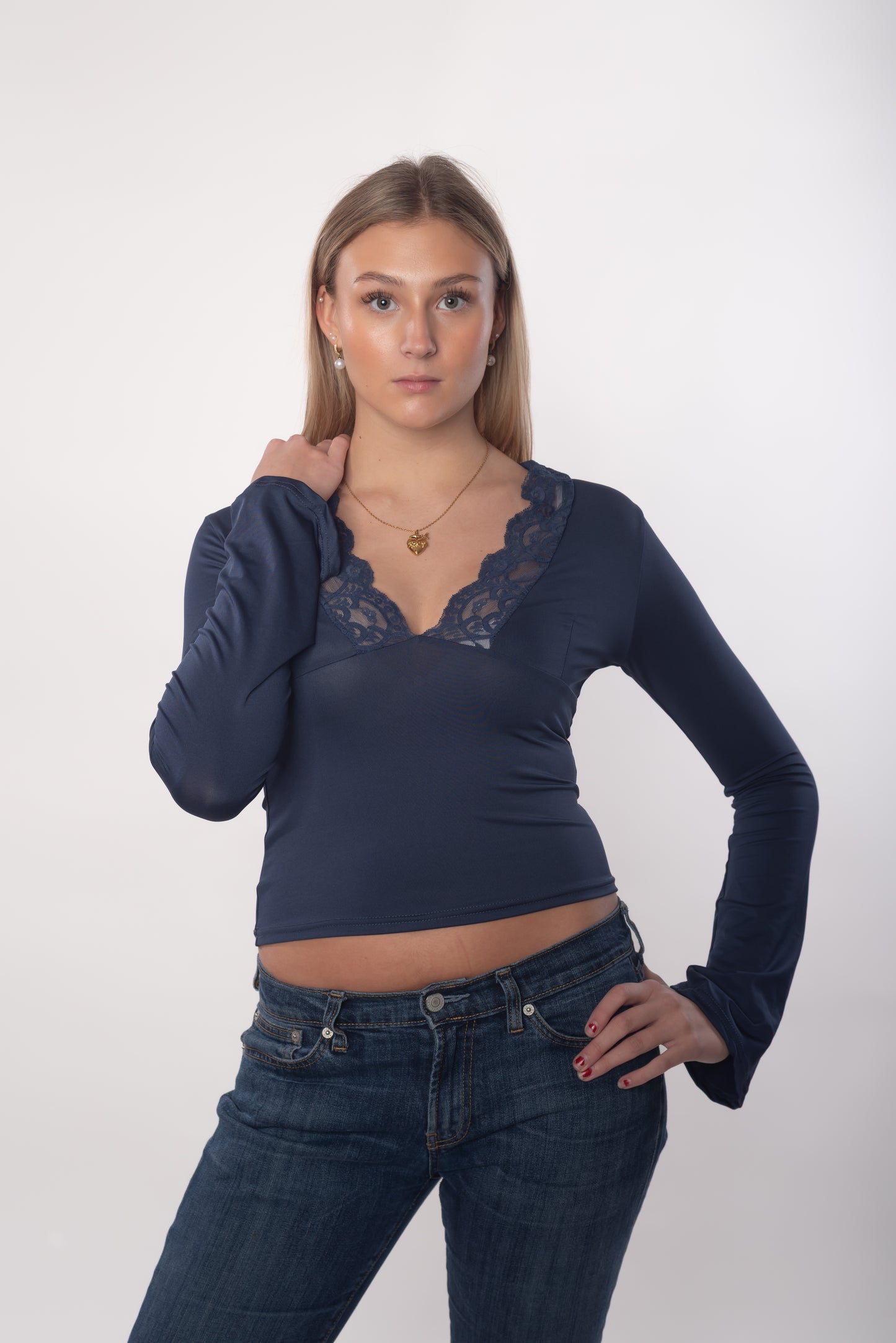 Evelyn shirt - Navy -
