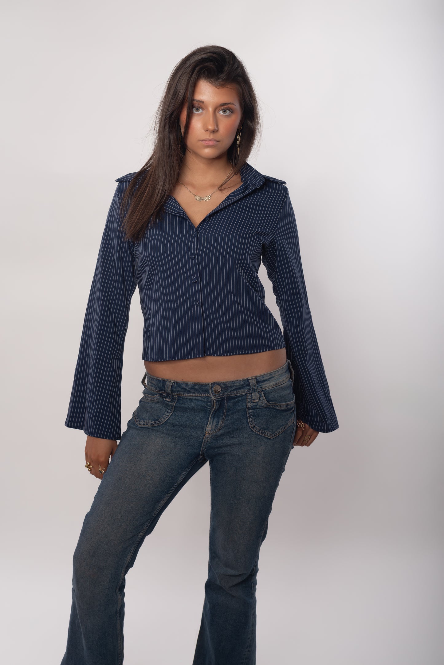 Wilma shirt - Navy -