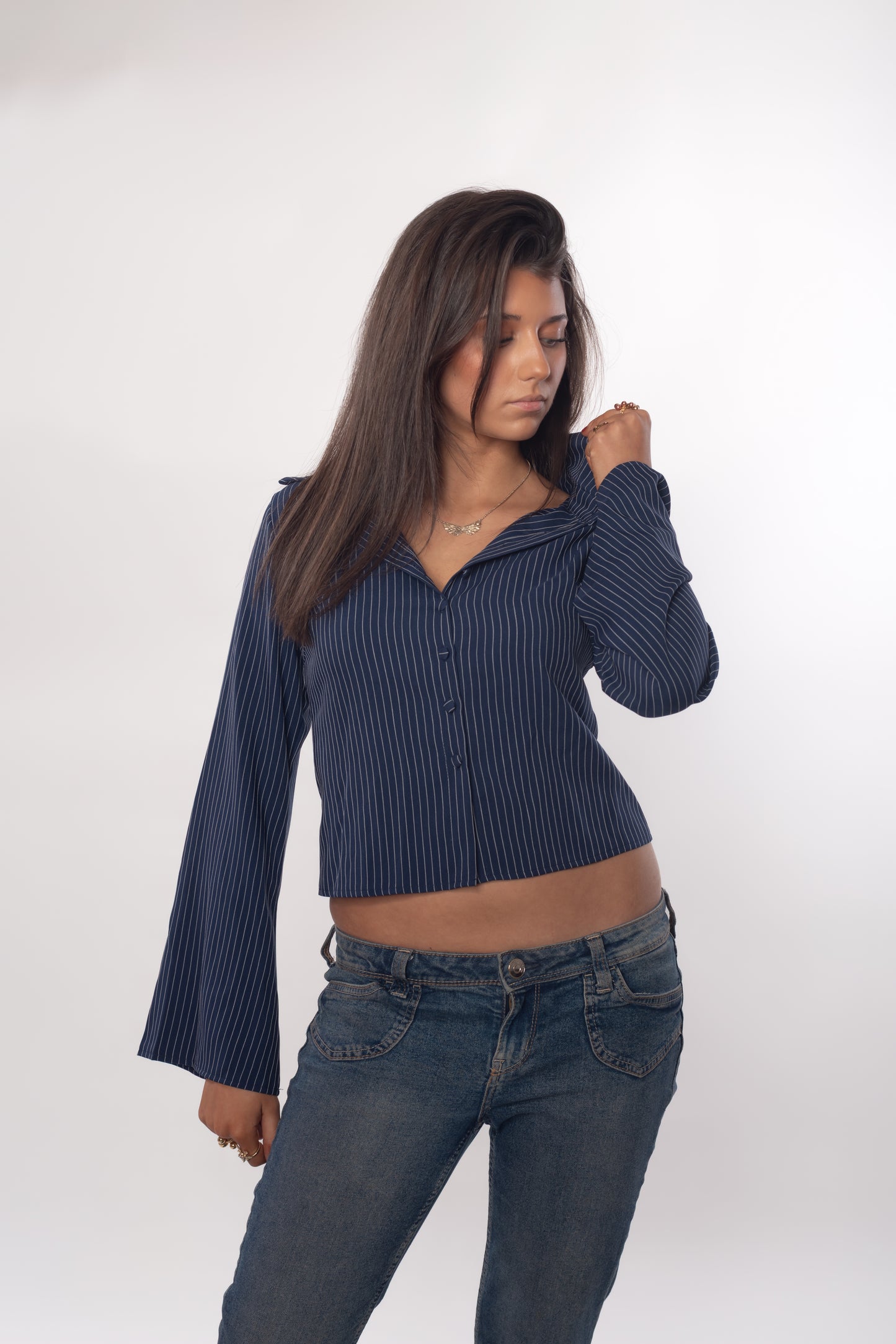 Wilma shirt - Navy -