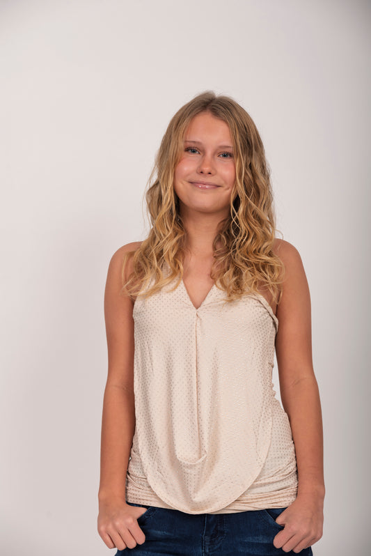 Elise Top - Beige - Limited edition