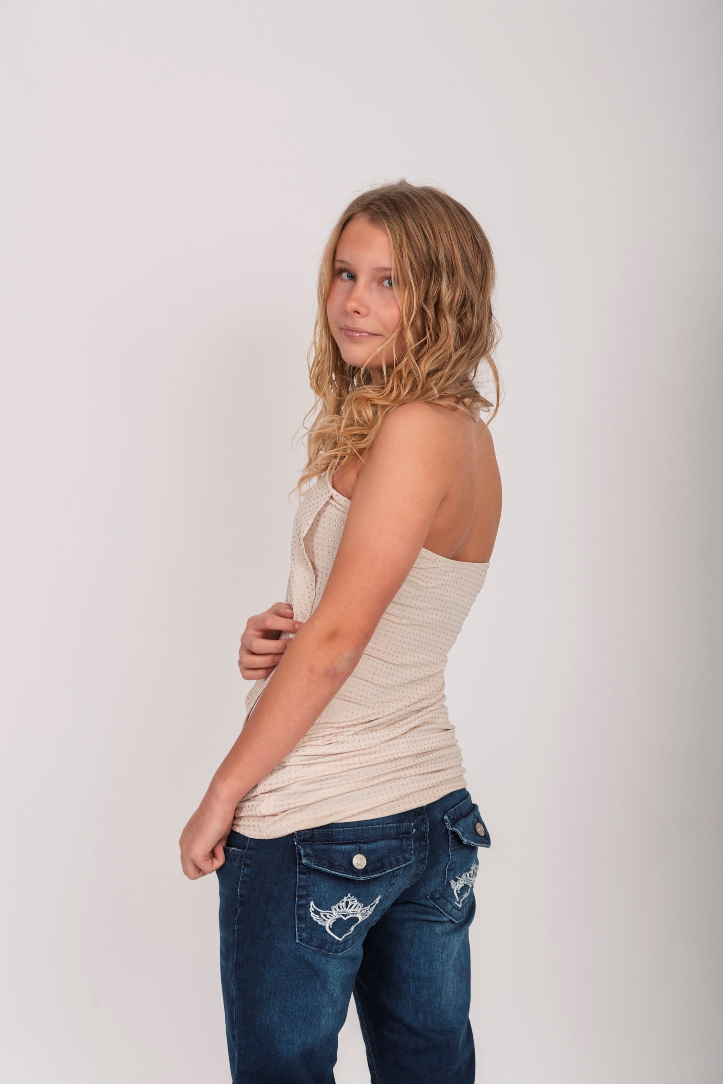 Elise Top - Beige - Limited edition