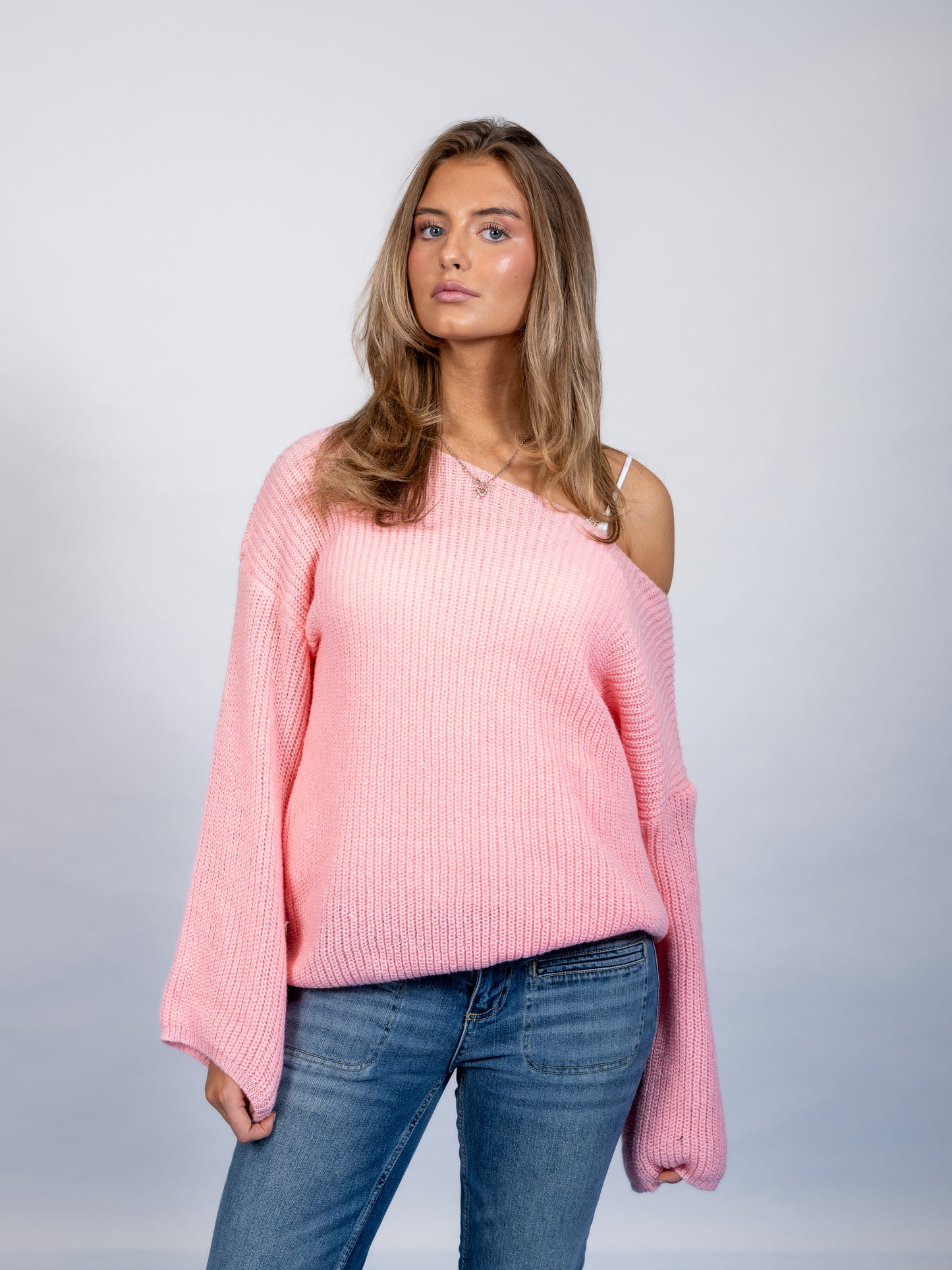 Linnea knitted shirt - Pink -